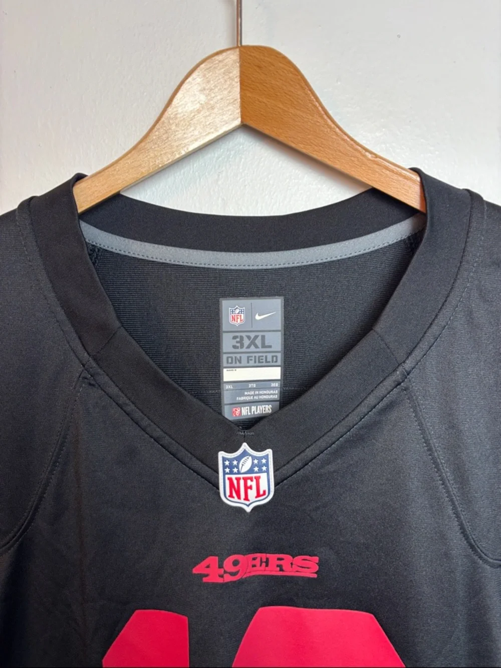 Nike On Field San Francisco 49ers Jimmy‎ Garoppolo #10 Black Jersey Men’s 3XL